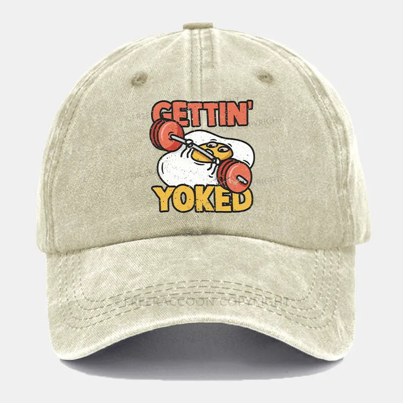 Vintage Gettin' Yoked Washed Cap