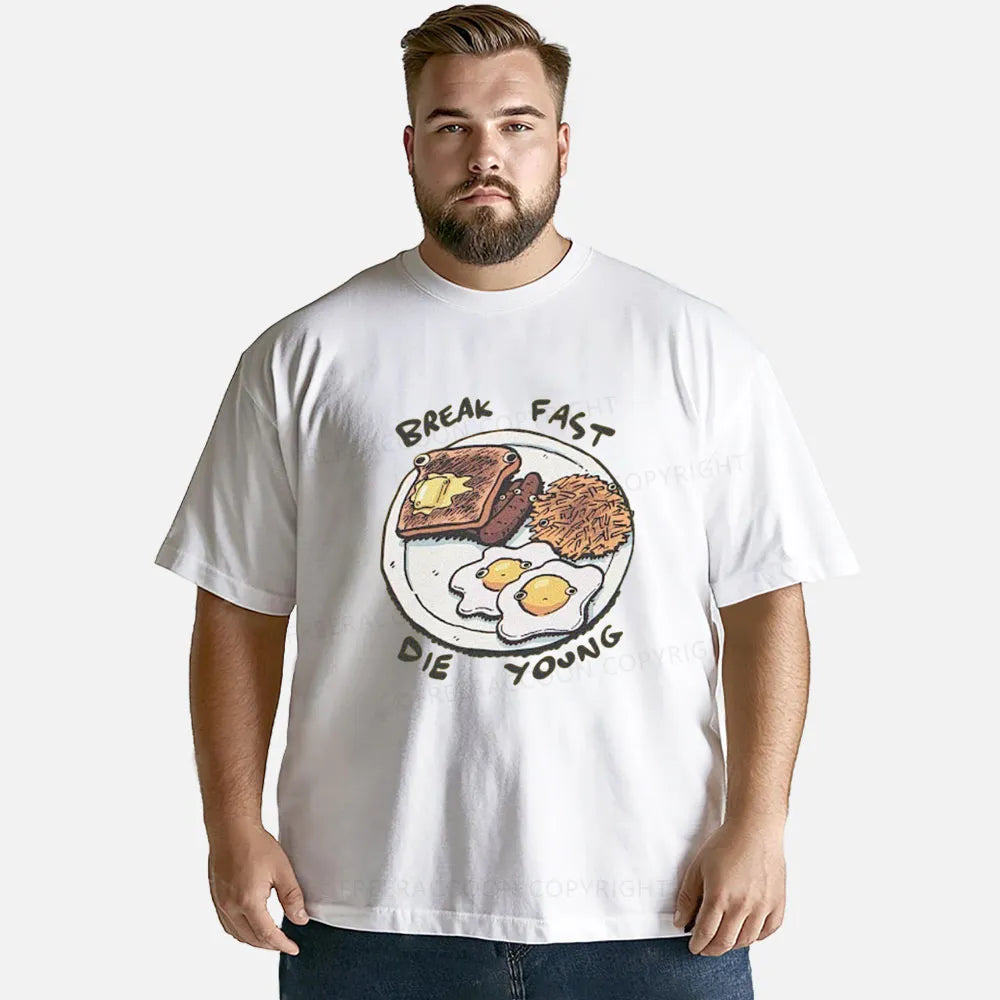 Vintage Break Fast, Die Young Classic T-Shirt