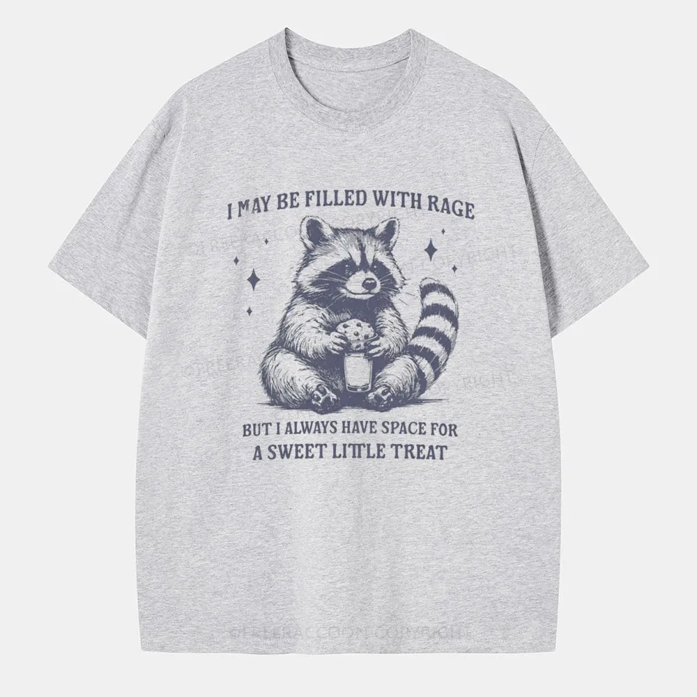 Vintage Sweet Little Treat Funny Raccoon Classic T-Shirt