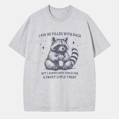 Vintage Sweet Little Treat Funny Raccoon Classic T-Shirt