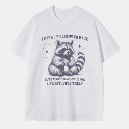 Vintage Sweet Little Treat Funny Raccoon Classic T-Shirt