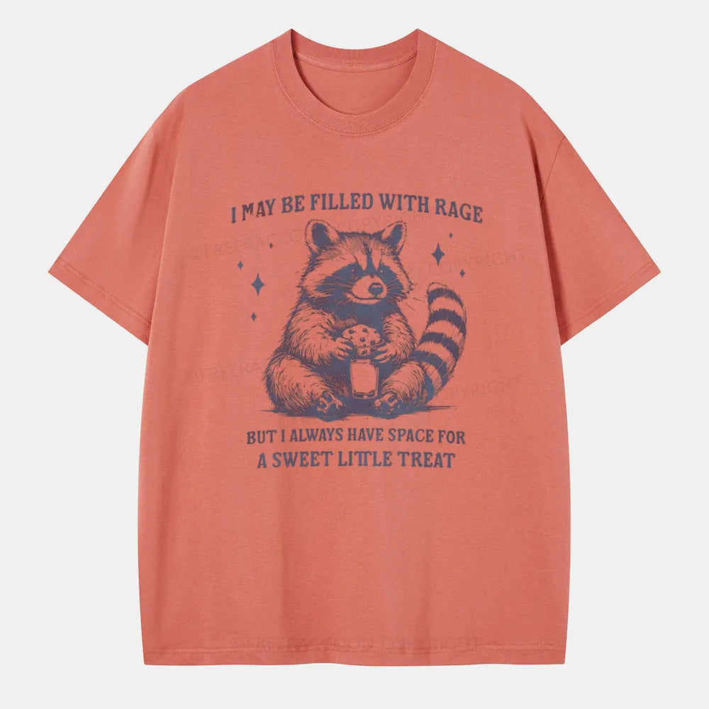 Vintage Sweet Little Treat Funny Raccoon Classic T-Shirt