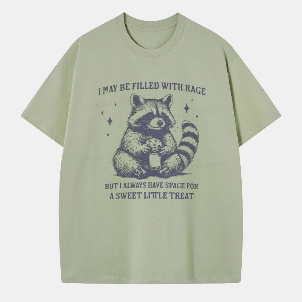 Vintage Sweet Little Treat Funny Raccoon Classic T-Shirt