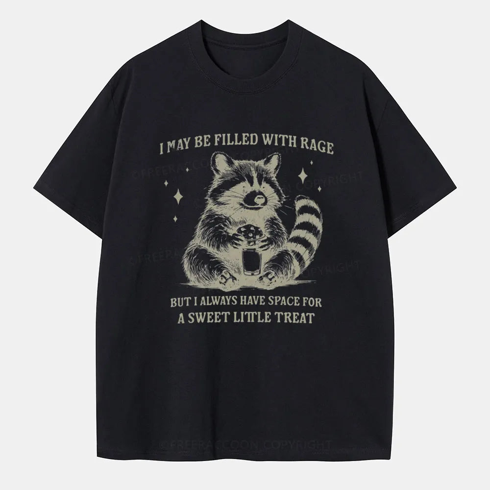 Vintage Sweet Little Treat Funny Raccoon Classic T-Shirt