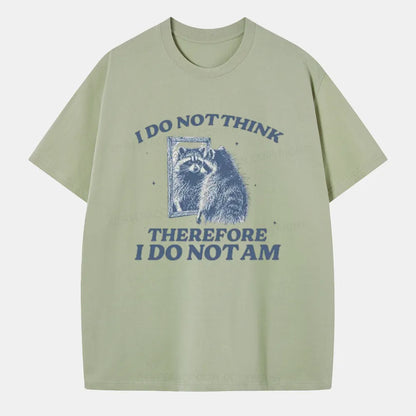 Vintage I Do Not Think Therefore I Am Vintage Style Classic T-Shirt