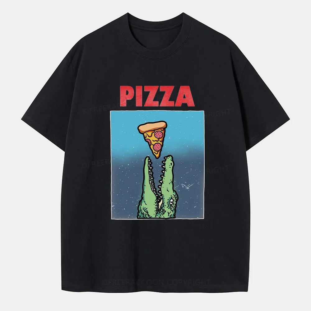 Vintage Pizza Crocodile Classic T-Shirt