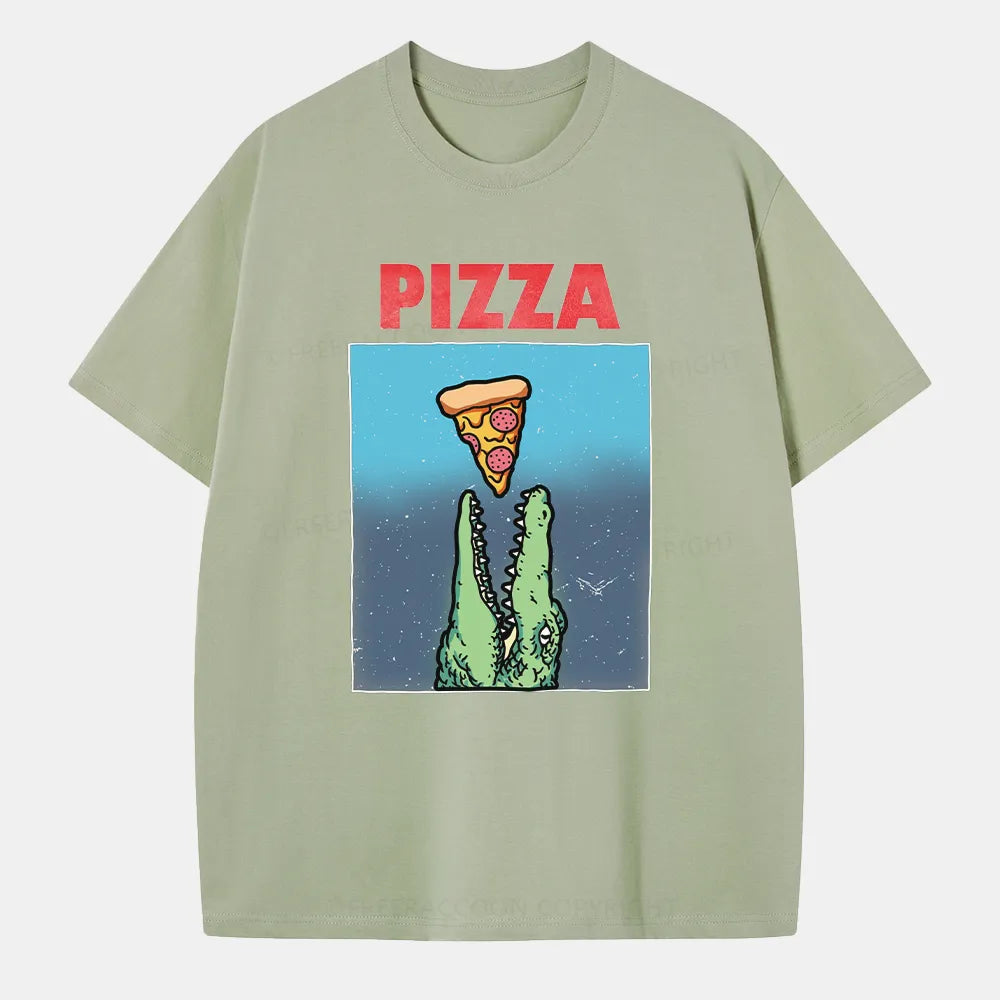 Vintage Pizza Crocodile Classic T-Shirt