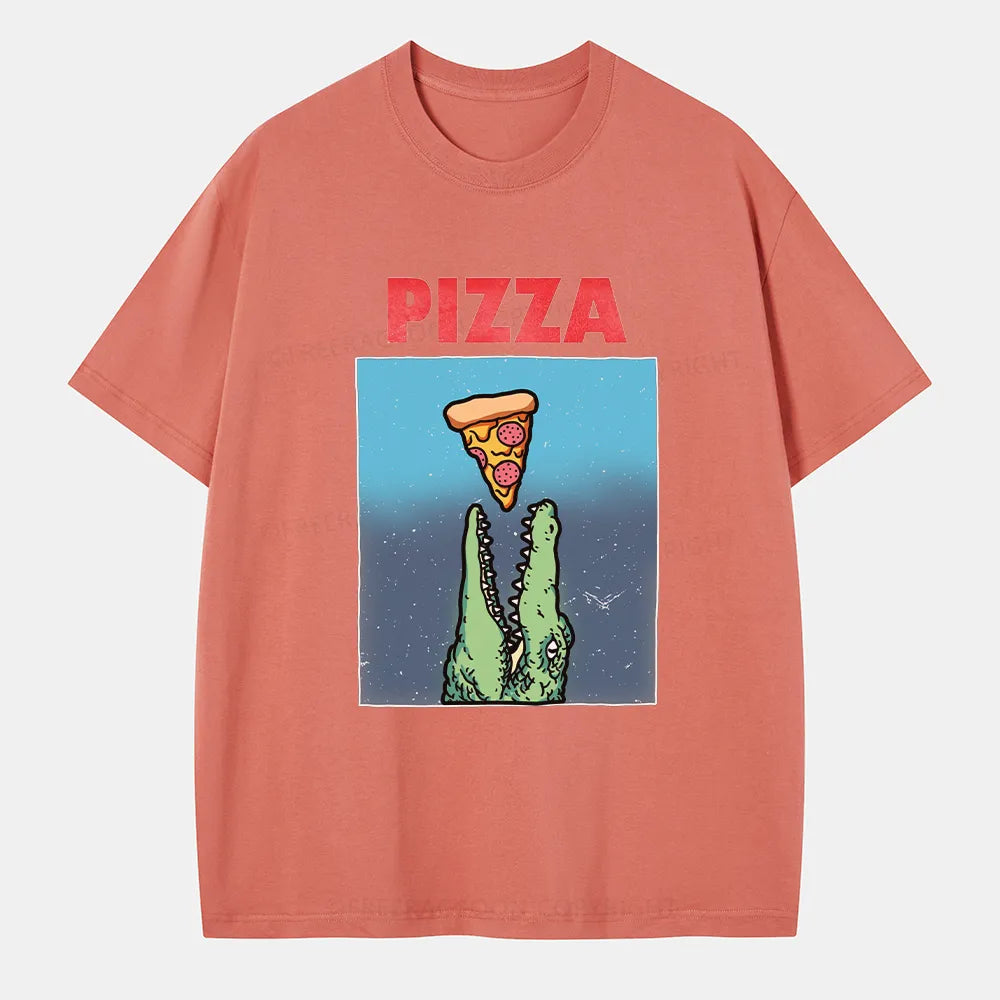 Vintage Pizza Crocodile Classic T-Shirt