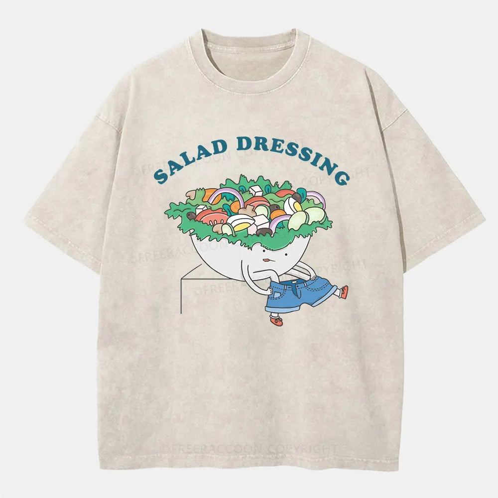 Vintage Salad Dressing Washed T-Shirt