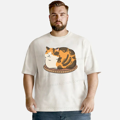 Vintage Fluffy Cat Washed T-Shirt