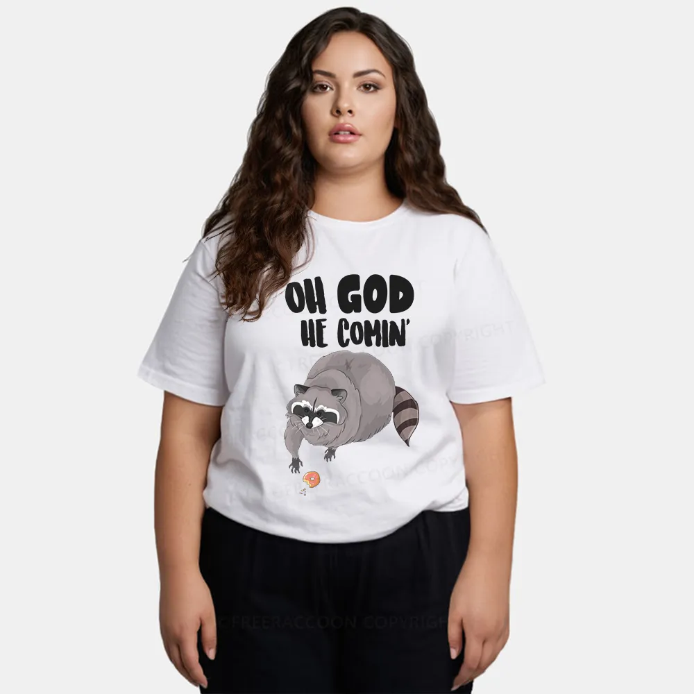 Vintage Oh God He Comin' Classic T-Shirt