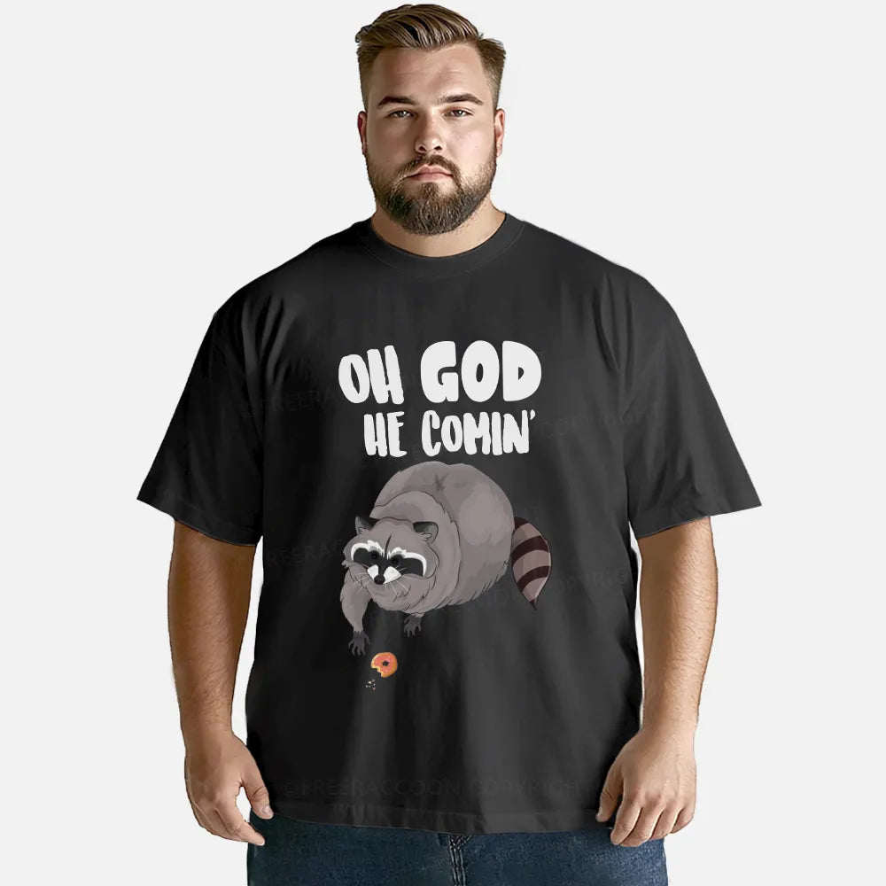 Vintage Oh God He Comin' Classic T-Shirt