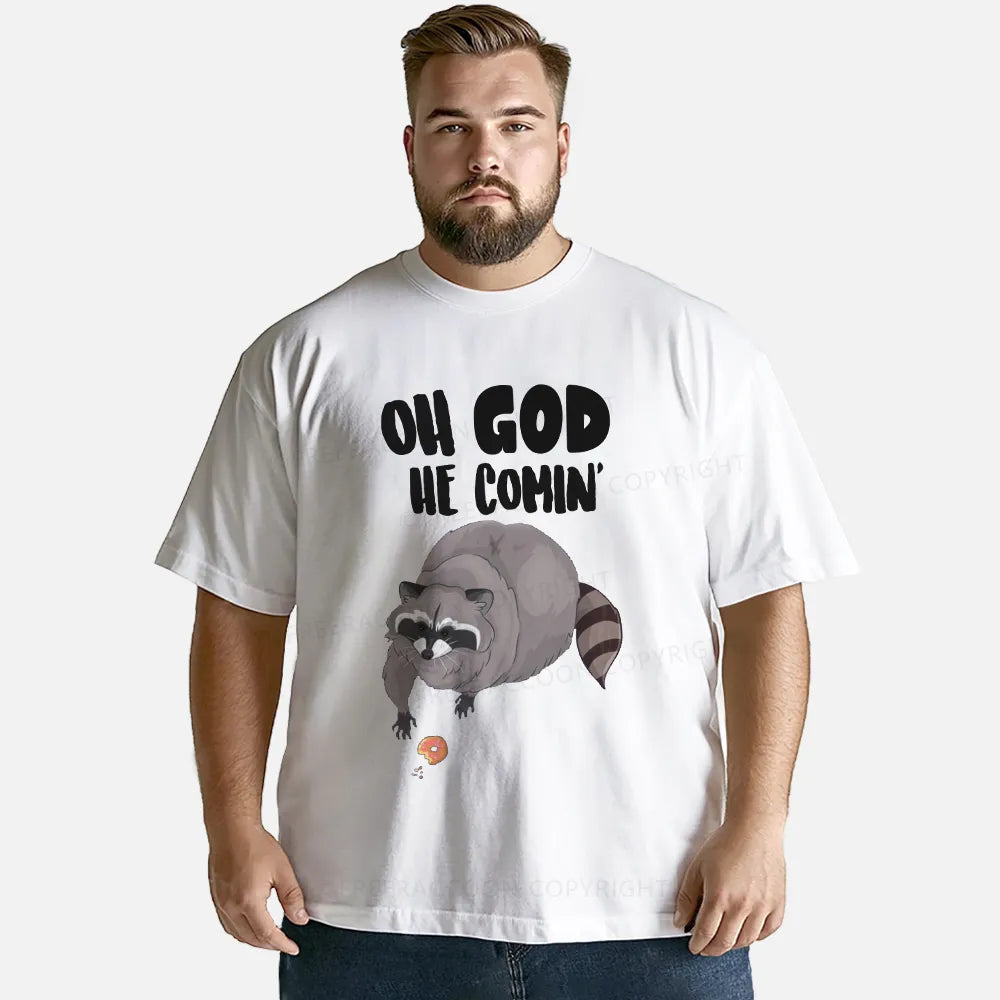 Vintage Oh God He Comin' Classic T-Shirt