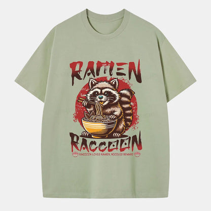 Vintage Ramen Raccoon Classic T-Shirt