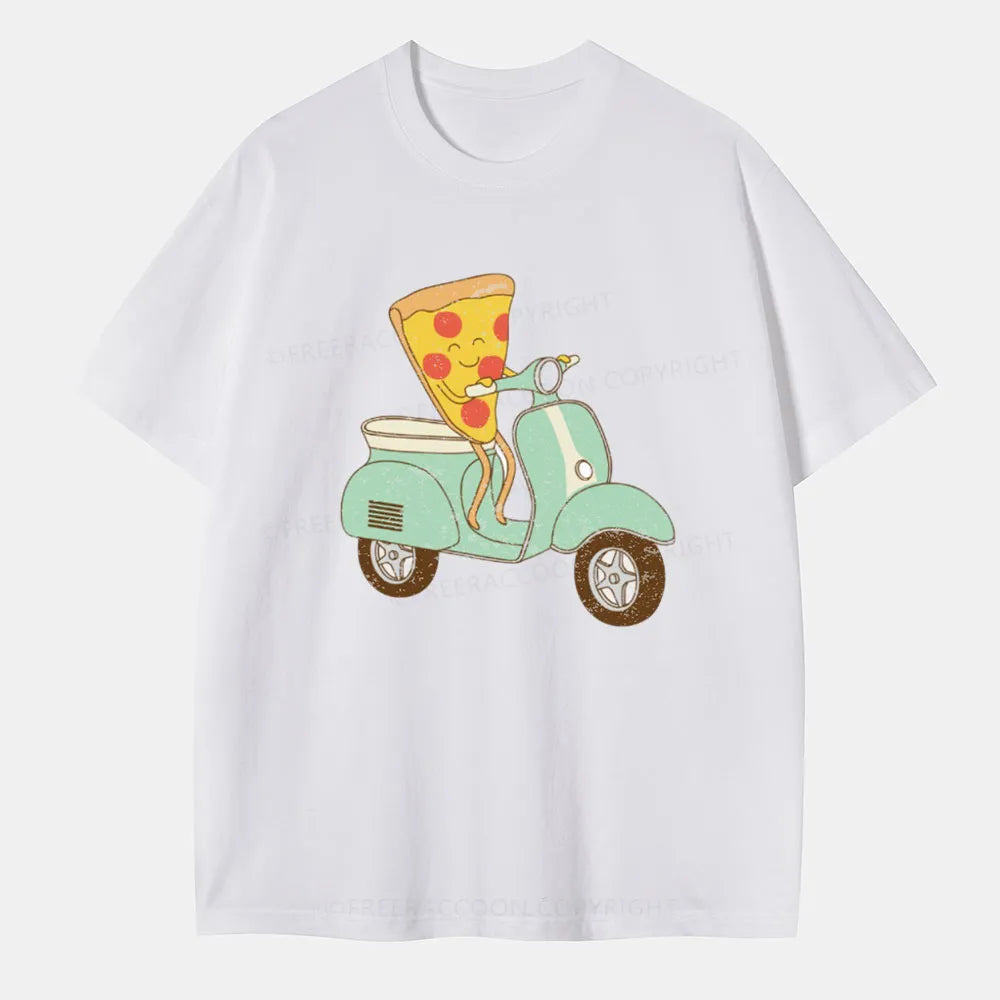 Vintage The Adventurous Pizza Ride Classic T-Shirt