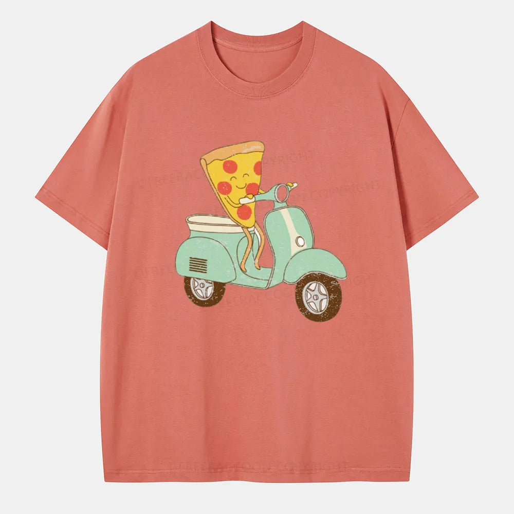 Vintage The Adventurous Pizza Ride Classic T-Shirt