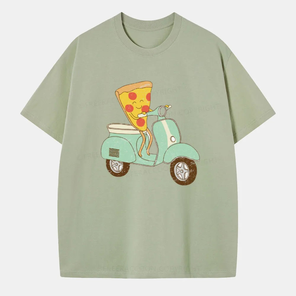 Vintage The Adventurous Pizza Ride Classic T-Shirt