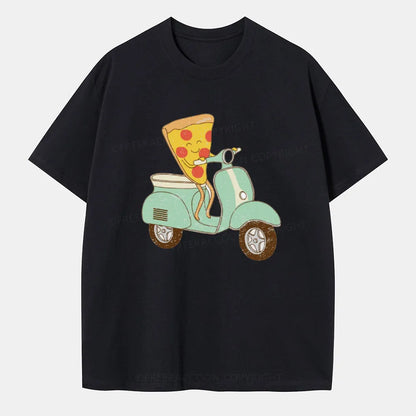 Vintage The Adventurous Pizza Ride Classic T-Shirt