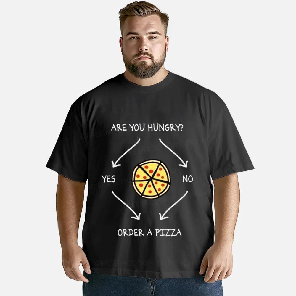 Vintage Are You Hungry? Yes/No. Order A Pizza Classic T-Shirt