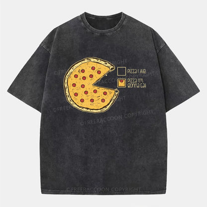 Vintage Pizza I'M Gonna Eat Washed T-Shirt