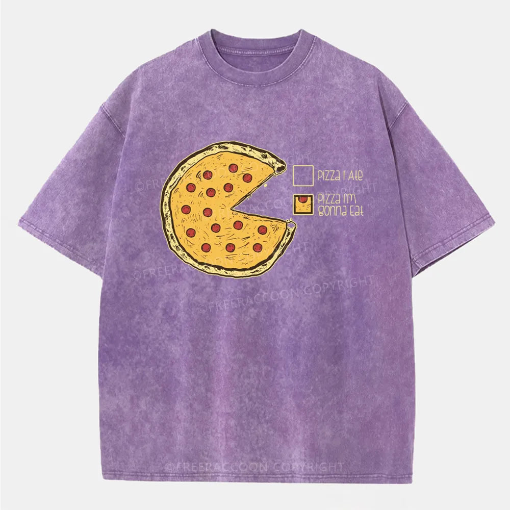 Vintage Pizza I'M Gonna Eat Washed T-Shirt