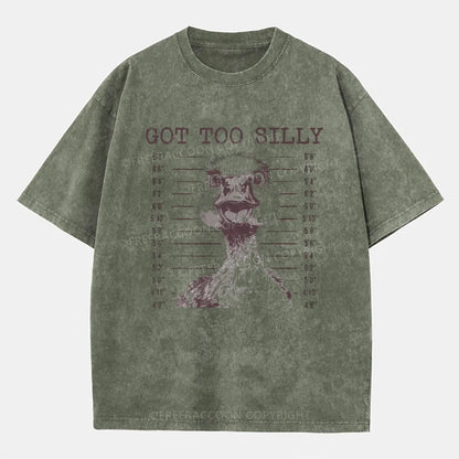 Vintage Got Too Silly Washed T-Shirt