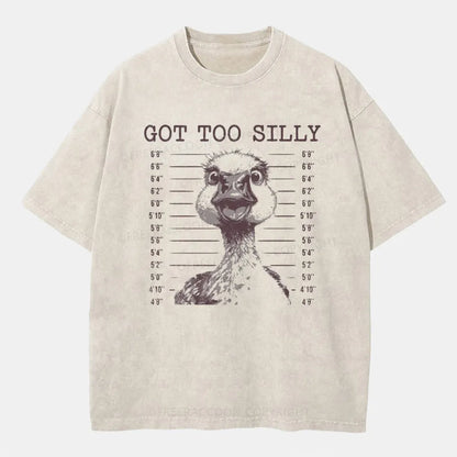 Vintage Got Too Silly Washed T-Shirt