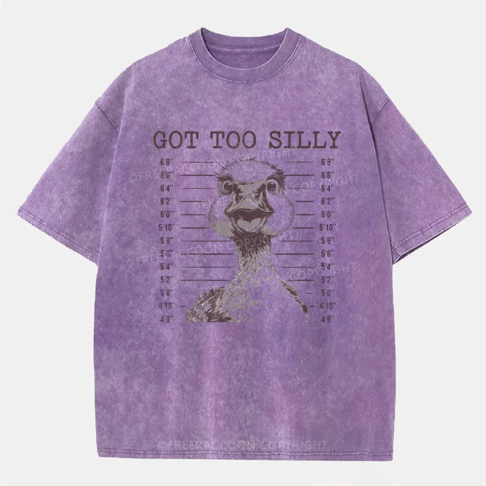 Vintage Got Too Silly Washed T-Shirt