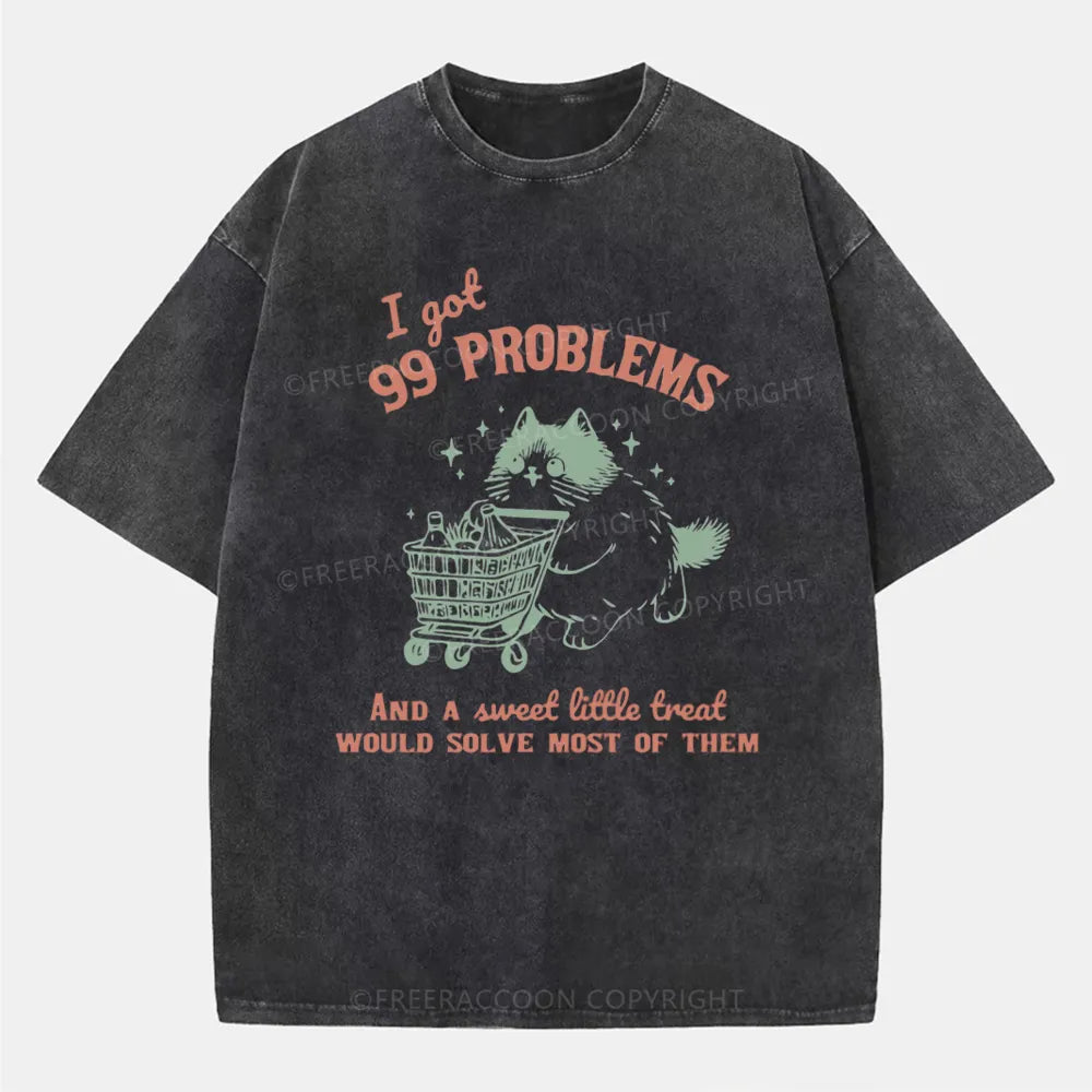 Vintage I Got 99 Problems Washed T-Shirt