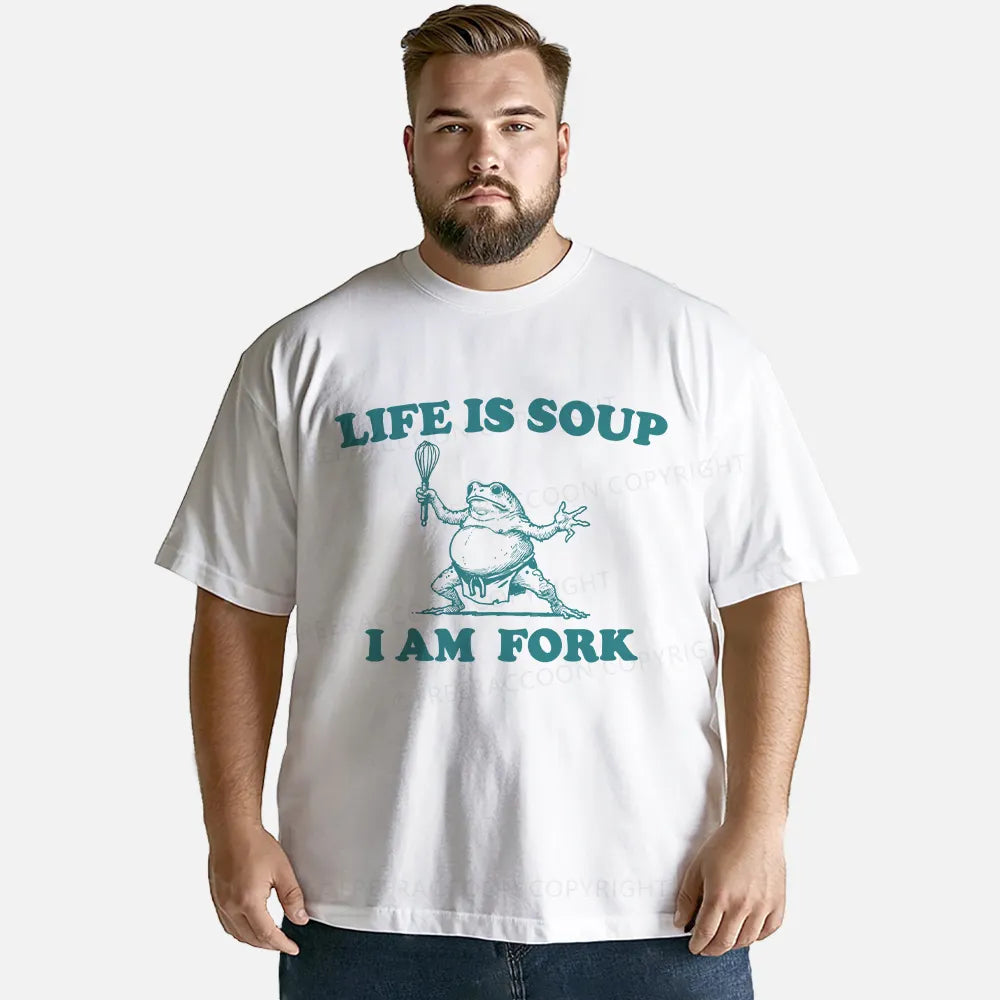 Vintage Life Is Soup, I Am Fork Classic T-Shirt