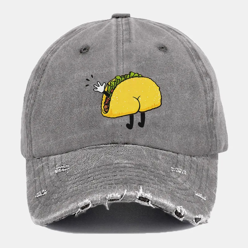 Vintage Taco 'Bout A Surprise Ripped Washed Cap