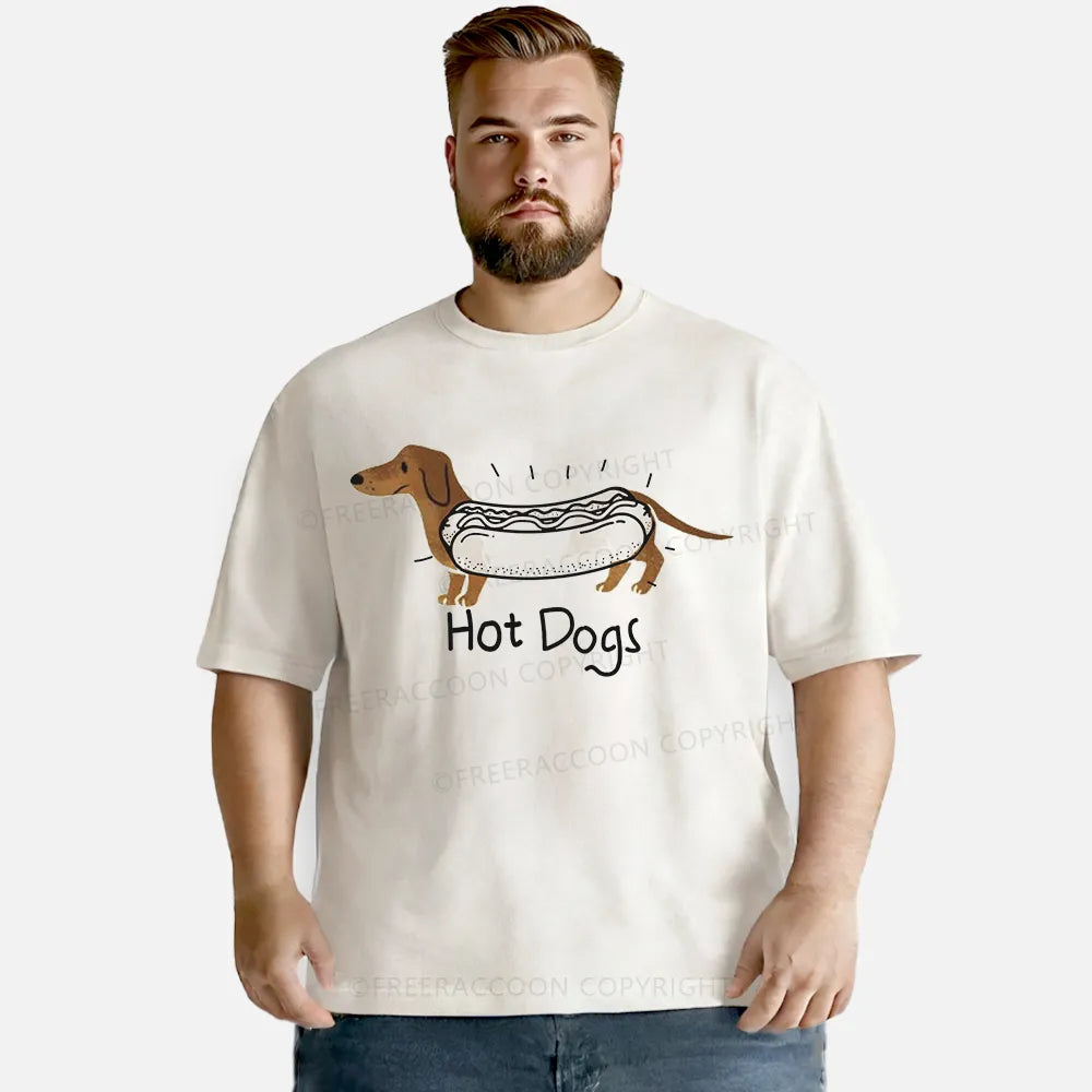 Vintage Hot Dogs Washed T-Shirt