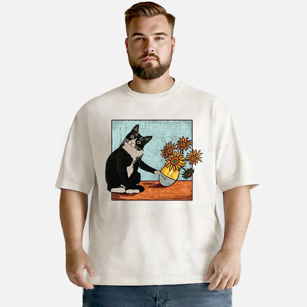 Vintage Oops! Cat'S Play Washed T-Shirt