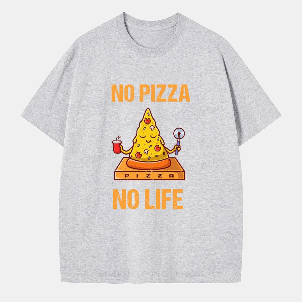 Vintage No Pizza No Life Classic T-Shirt