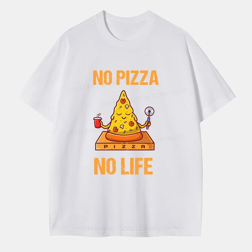 Vintage No Pizza No Life Classic T-Shirt