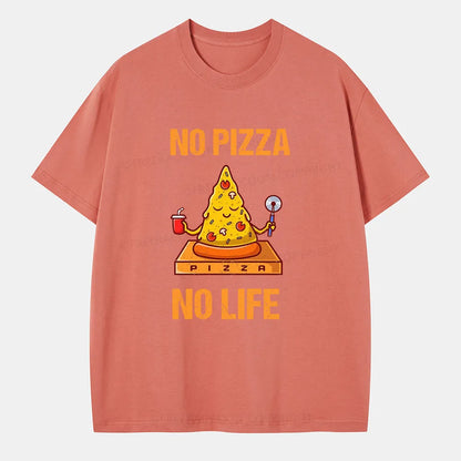 Vintage No Pizza No Life Classic T-Shirt