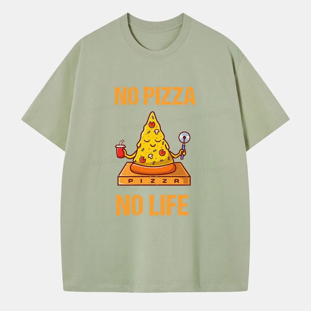 Vintage No Pizza No Life Classic T-Shirt