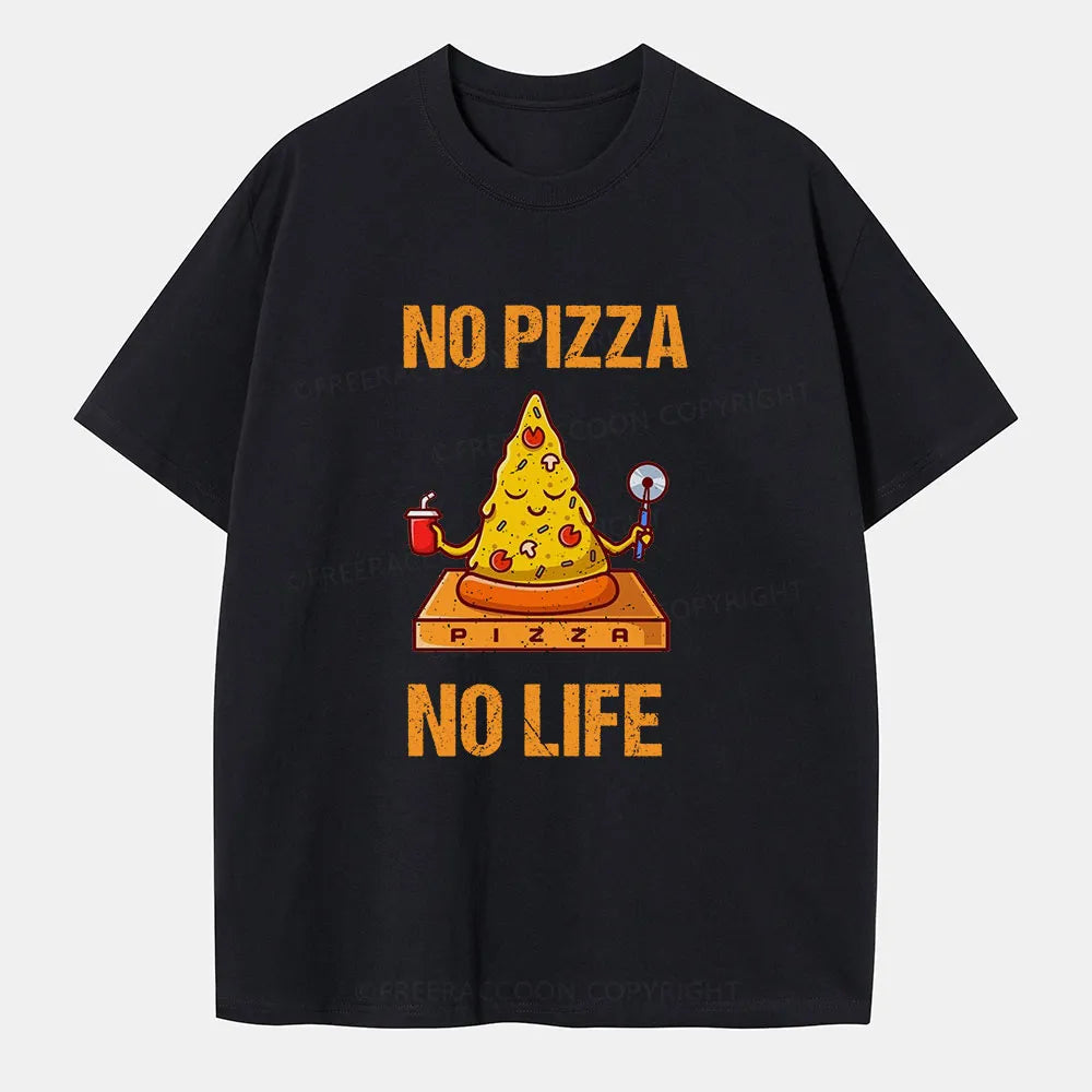 Vintage No Pizza No Life Classic T-Shirt