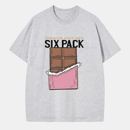 Vintage Check Out My Six Pack Classic T-Shirt