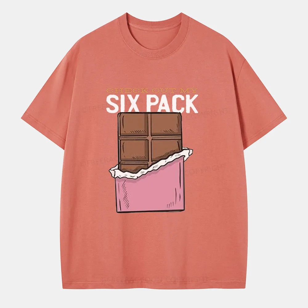 Vintage Check Out My Six Pack Classic T-Shirt