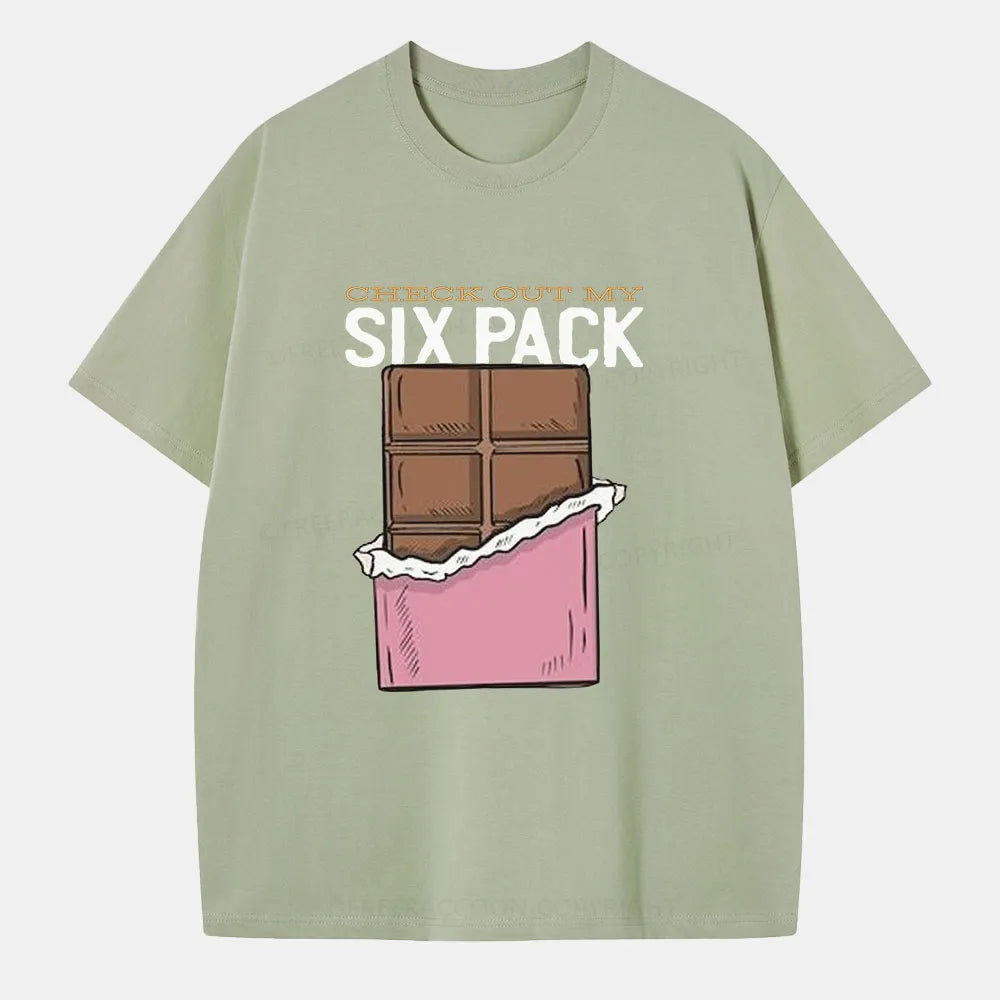 Vintage Check Out My Six Pack Classic T-Shirt