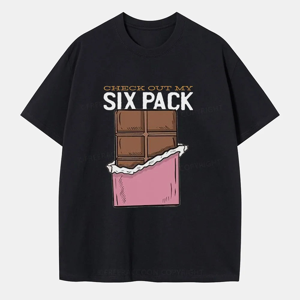 Vintage Check Out My Six Pack Classic T-Shirt