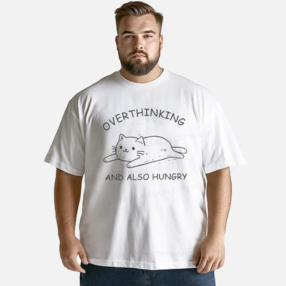 Vintage Overthinking And Also Hungry Classic T-Shirt