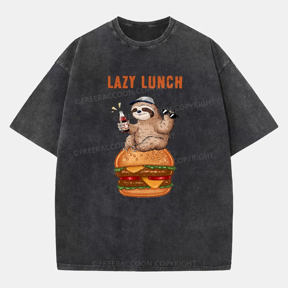 Vintage Lazy Lunch Washed T-Shirt