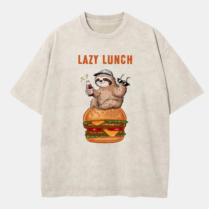 Vintage Lazy Lunch Washed T-Shirt