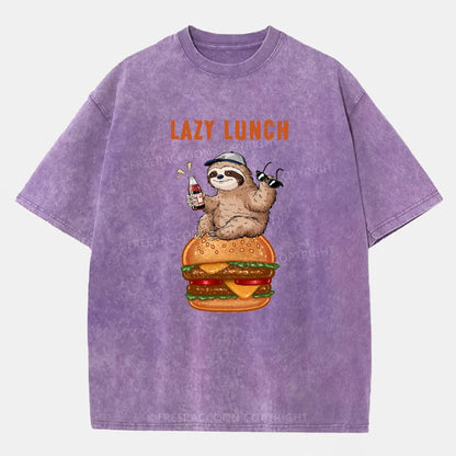 Vintage Lazy Lunch Washed T-Shirt