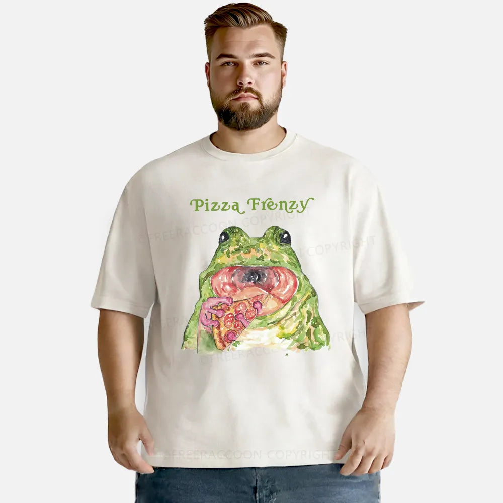 Vintage Pizza Frenzy Washed T-Shirt