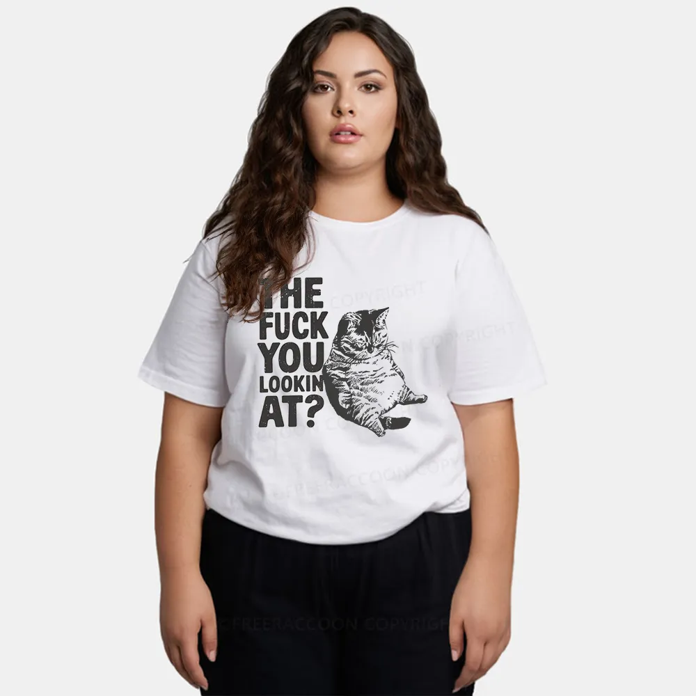 Vintage The F**K You Lookin' At Classic T-Shirt