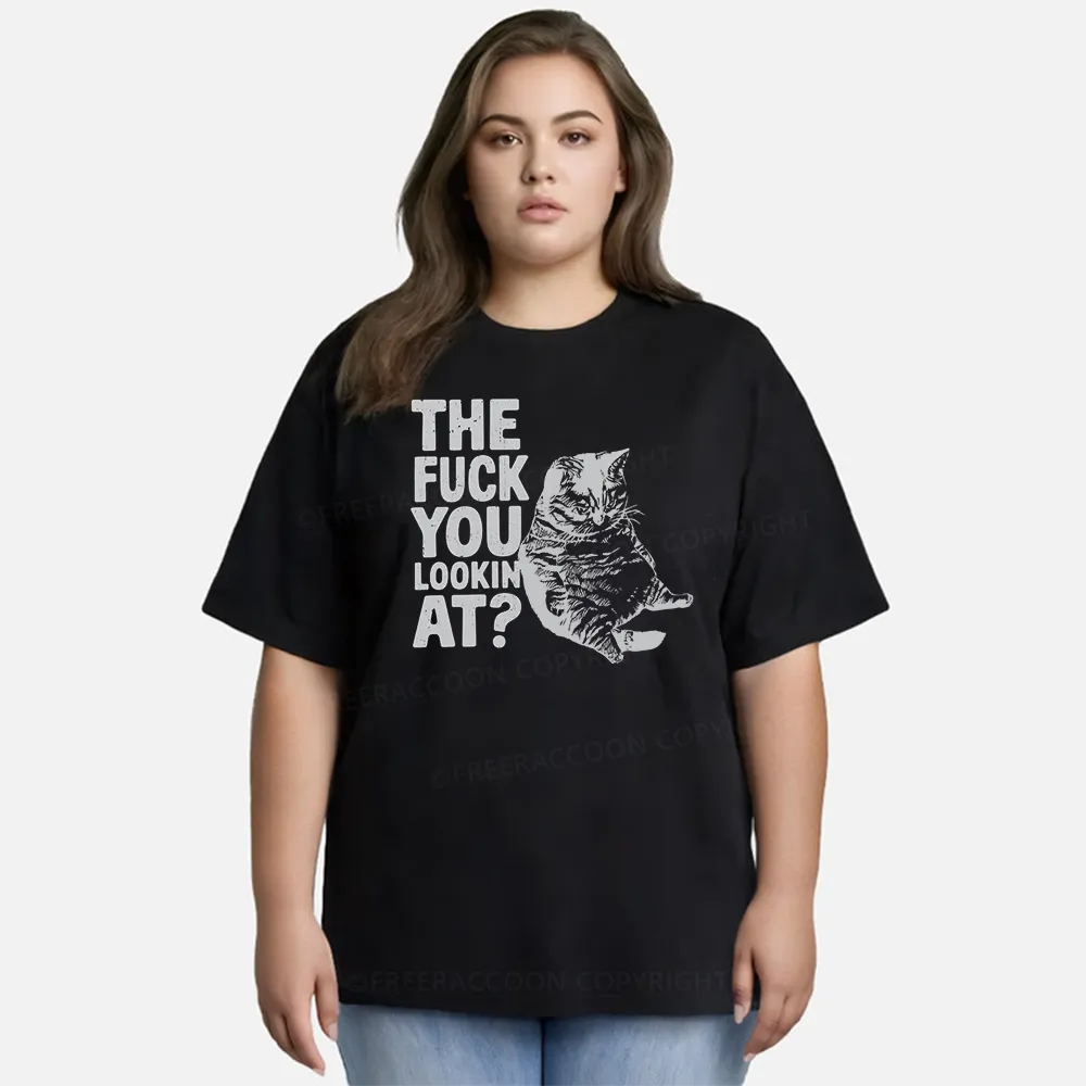 Vintage The F**K You Lookin' At Classic T-Shirt