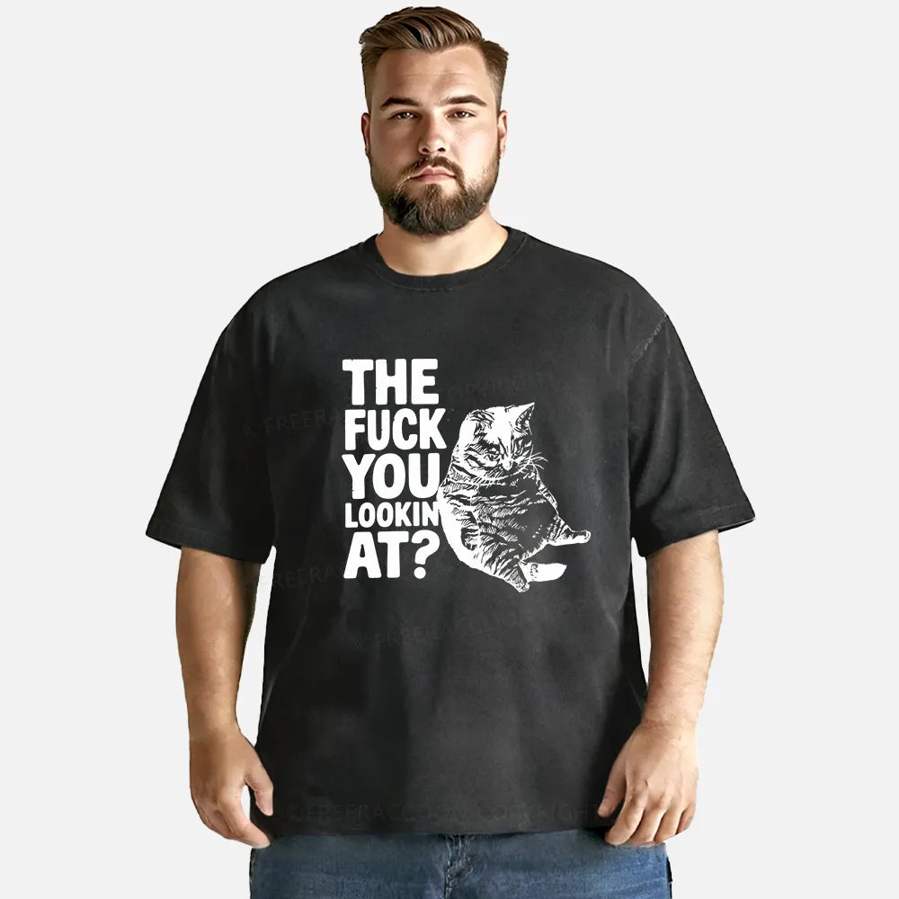 Vintage The F**K You Lookin' At Washed T-Shirt